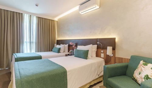 Quarto Executivo Dbl Solteiro Vista cidade