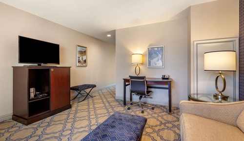 Suite, 1 cama de matrimonio grande, accesible para personas con discapacidad (with Sofabed, View)