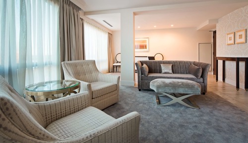 Suite presidencial, 1 cama de matrimonio grande, no fumadores (Living Room;with Sofabed)