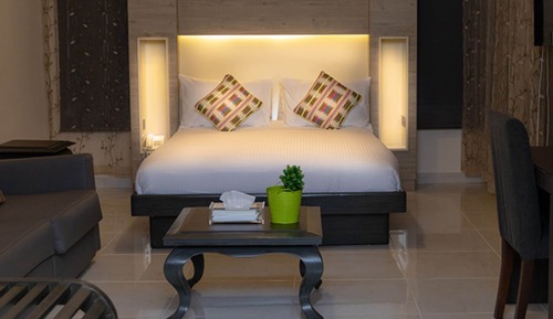 Habitación junior, 1 cama de matrimonio, vistas a la ciudad