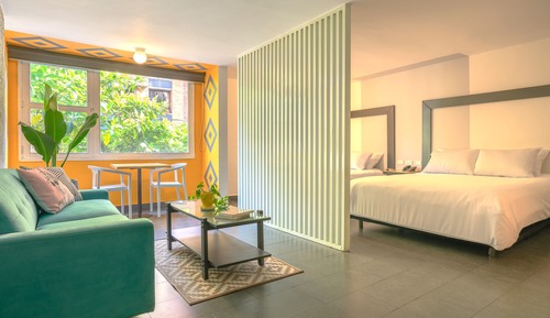 Habitación estándar doble, 2 camas dobles