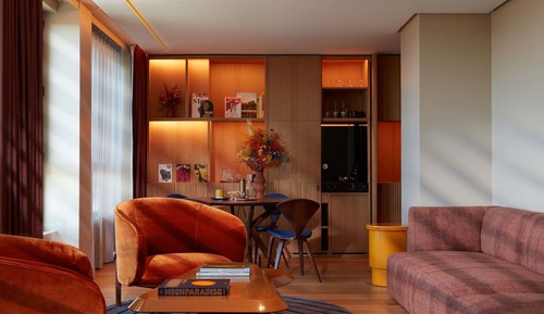 Suite presidencial, 1 cama de matrimonio grande, balcón (Panoramic)