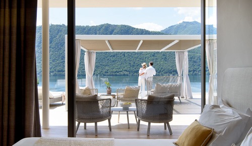 Ático de lujo, bañera de hidromasaje, vistas al lago