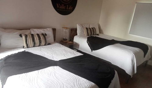 Cabaña Premium, 2 camas de matrimonio