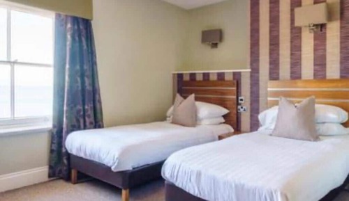 Habitación estándar con 2 camas individuales, 2 camas individuales, no fumadores, vistas al mar