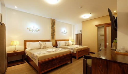 Habitación familiar, 2 camas de matrimonio
