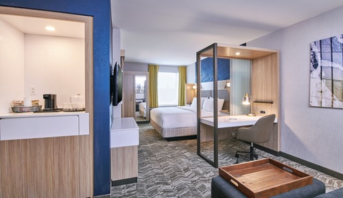 Estudio, 1 cama de matrimonio grande con sofá cama (Hearing Accessible)