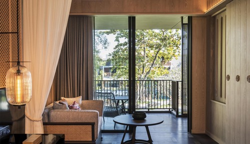 Habitación, 2 camas individuales, vistas al jardín