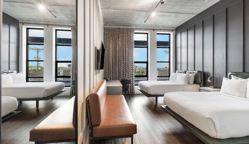 Habitación, 2 camas dobles