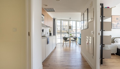 Apartamento básico, 2 habitaciones, accesible para personas con discapacidad