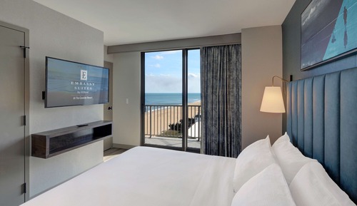 Suite, 1 cama de matrimonio grande, accesible para personas con discapacidad (Hearing)