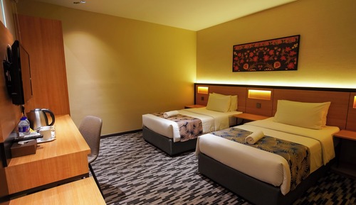 Habitación con 2 camas individuales