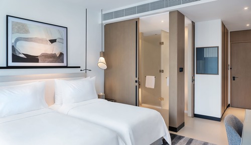 Habitación Deluxe, 2 camas individuales, vistas a la ciudad