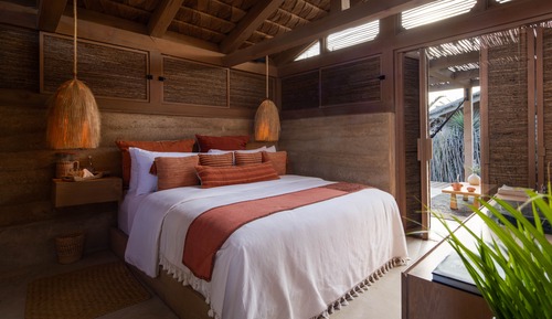 Villa Premium, 1 cama de matrimonio grande con sofá cama, bañera