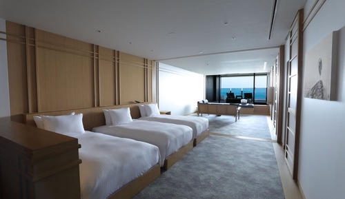 Habitación triple junior, no fumadores (Junior Suite, With open-air-bath)