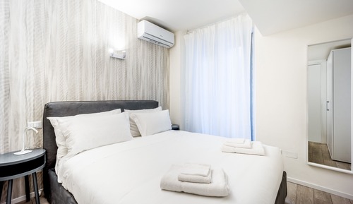 Estudio, 1 cama doble con sofá cama