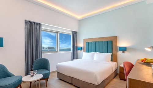 Habitación estándar, 1 cama de matrimonio grande, vistas a la ciudad