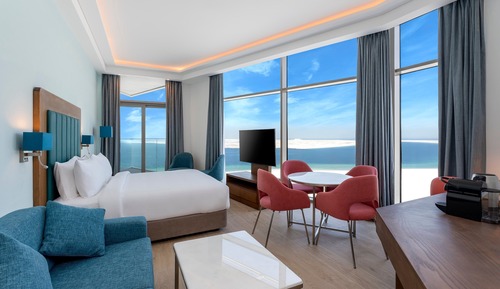 Suite junior, 1 cama de matrimonio grande, vistas al mar