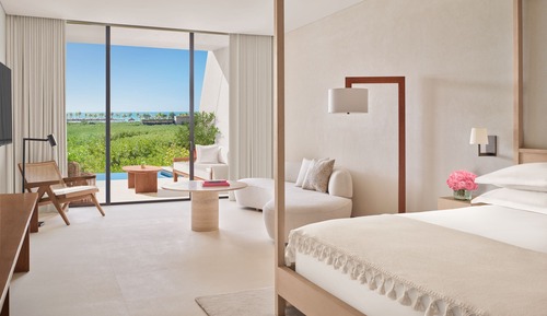 Habitación Premier, 1 cama de matrimonio grande, no fumadores, vistas al mar (Private Pool)