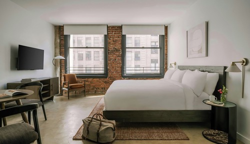 Estudio superior, 1 cama de matrimonio grande