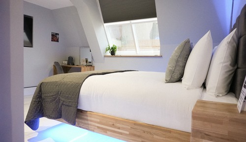 Habitación exclusiva doble, baño privado