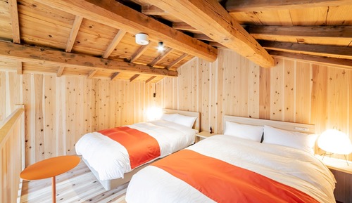 Habitación romántica con 2 camas individuales, no fumadores (HOTARUBI HOUSE, 2.4km from front desk)