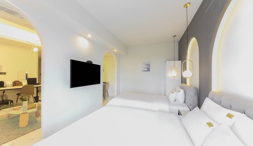 Habitación familiar con 1 cama doble o 2 individuales