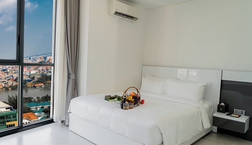 Apartamento estándar, 1 habitación, balcón, vistas al río