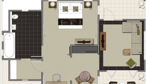 Chalet de lujo, 1 habitación, bañera, vistas a la montaña