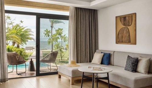 Suite junior, 1 cama de matrimonio grande, acceso a la piscina, vistas al mar