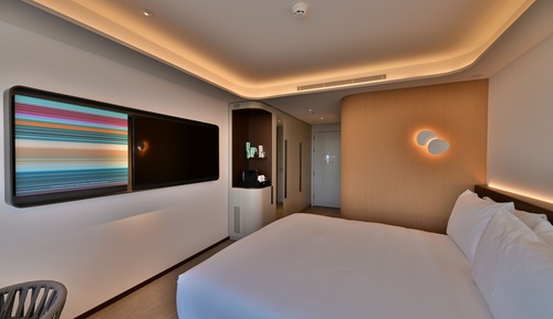 Habitación, 1 cama de matrimonio grande, no fumadores, vistas a la ciudad