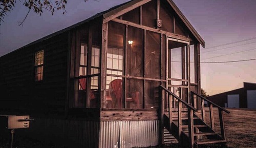 Cabaña tradicional, varias camas (Lake Texoma Cedar Cabin - Kicks 66 - )