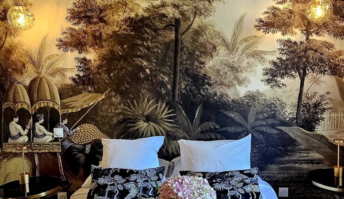 Habitación Deluxe doble, baño privado, vistas al viñedo