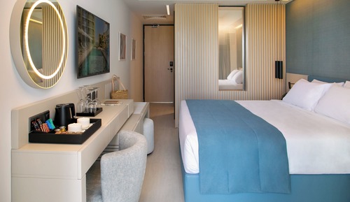 Habitación estándar, 1 cama doble, balcón, vistas al mar