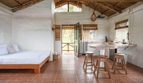 Cabaña panorámica, acceso a la piscina, vistas a la montaña
