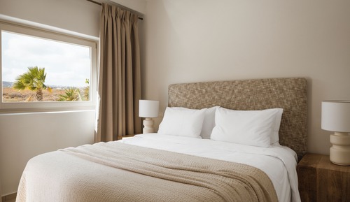 Habitación superior, vistas al jardín