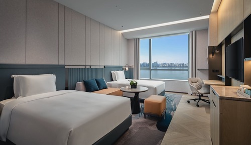 Habitación estándar, 2 camas individuales, vistas al río