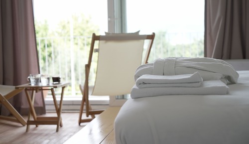 Habitación doble superior, 1 habitación, bañera, vistas parciales al mar