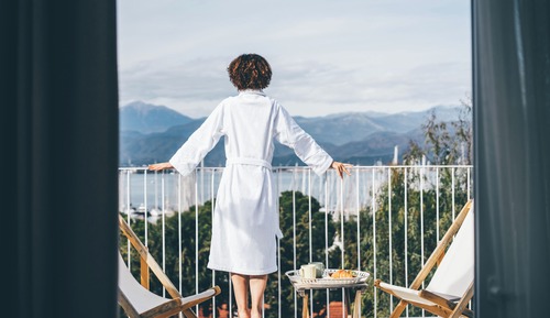 Habitación de lujo doble, 1 habitación, bañera, vistas al mar