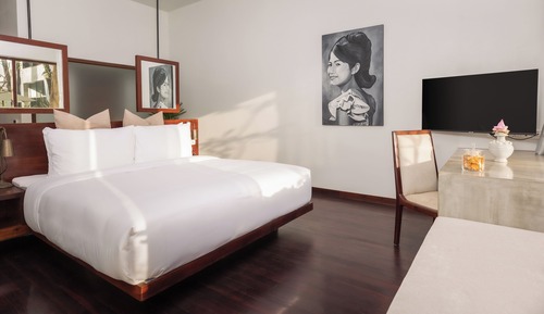 Habitación doble, 1 cama de matrimonio grande (Cabana-Free Laundry+Airport Pick-Up)