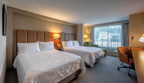 Habitación estándar, 2 camas dobles, vistas a la ciudad