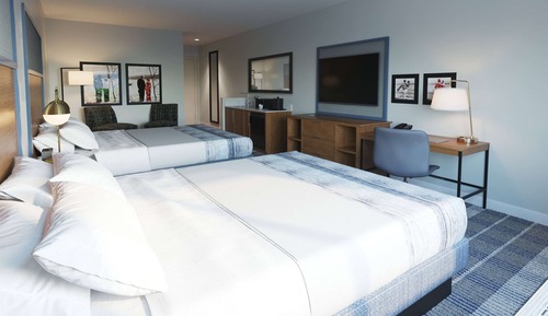 Habitación, 2 camas de matrimonio, no fumadores