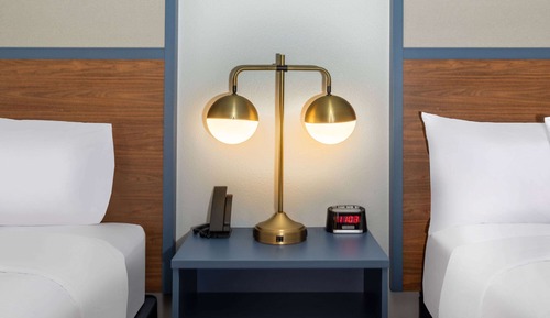 Habitación, 2 camas de matrimonio, no fumadores (Hearing, Bathtub w/Grab Bars)