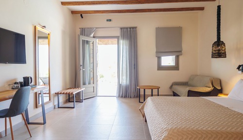 Habitación familiar, vistas al mar