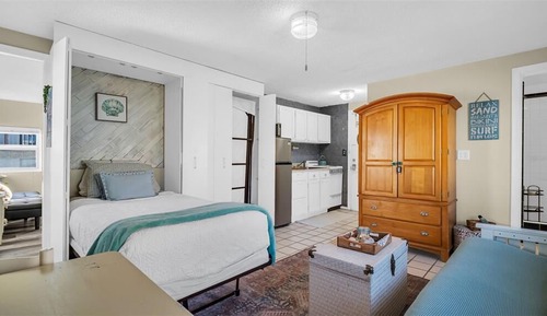 Estudio estándar, 1 cama doble, vistas a la piscina