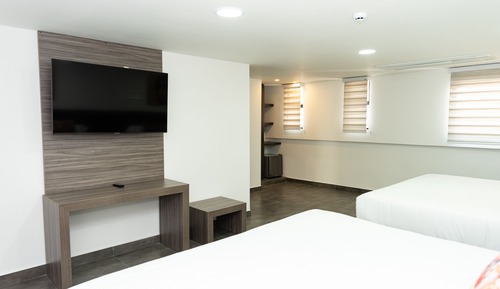 Habitación familiar con 2 camas individuales