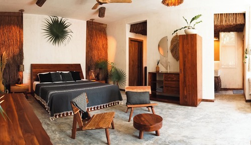 Habitación romántica doble, 1 cama de matrimonio grande, piscina privada, vistas a la piscina