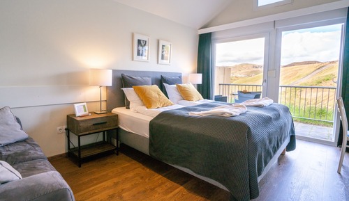 Habitación estándar con 1 cama doble o 2 individuales, vistas al río
