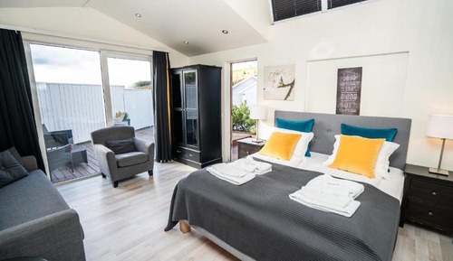Habitación cuádruple, terraza