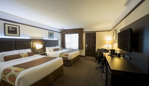 Habitación estándar, 2 camas de matrimonio, planta baja